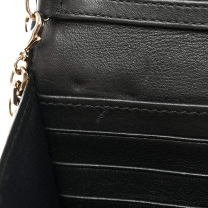Christian Dior Patent Cannage Miss Dior Chain Wallet Black 10 of 11