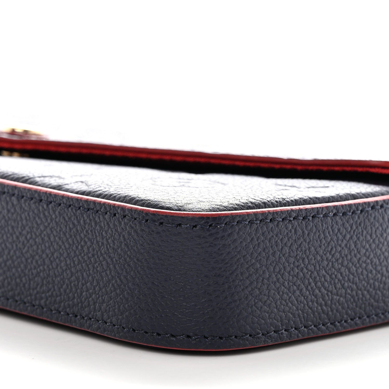 Louis Vuitton Empreinte Pochette Felicie Chain Wallet Marine Rouge 10 of 10