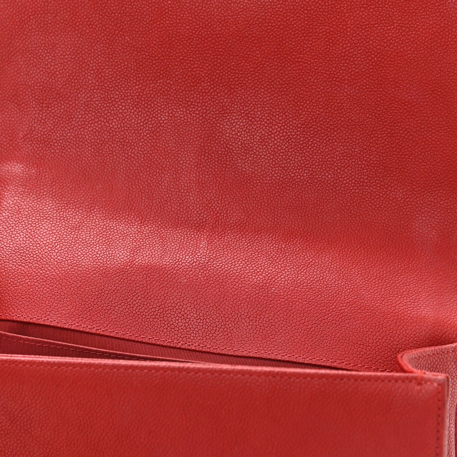 Chanel Caviar Quilted Medium Boy Flap Dark Red 9 of 17