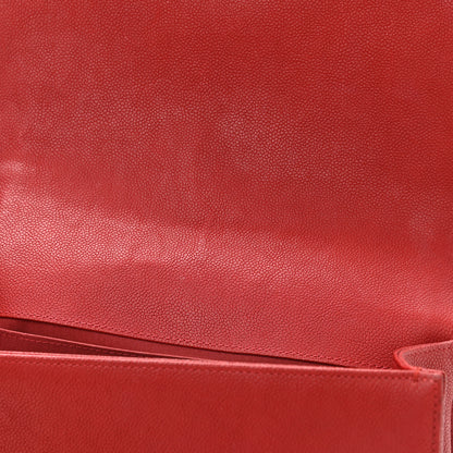 Chanel Caviar Quilted Medium Boy Flap Dark Red 9 of 17
