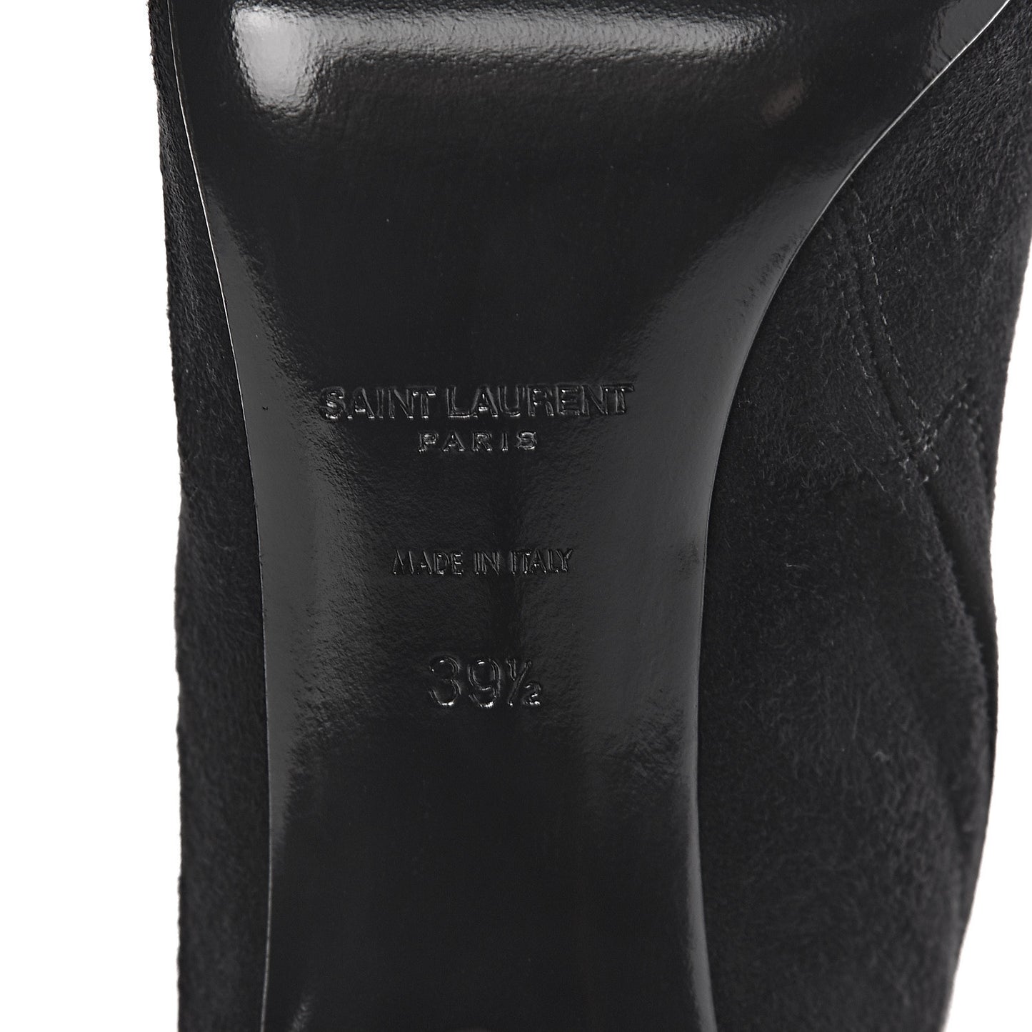 Suede Kiki Ankle 85 Zip Boot 39.5 Black