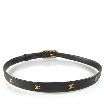 Chanel Vintage Leather Chain Link Buckle Belt 80/32 2 of 9