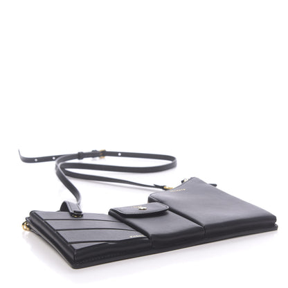 Fendi Vitello Grace 3 Pocket Mini Crossbody Bag Matte Black 4 of 12