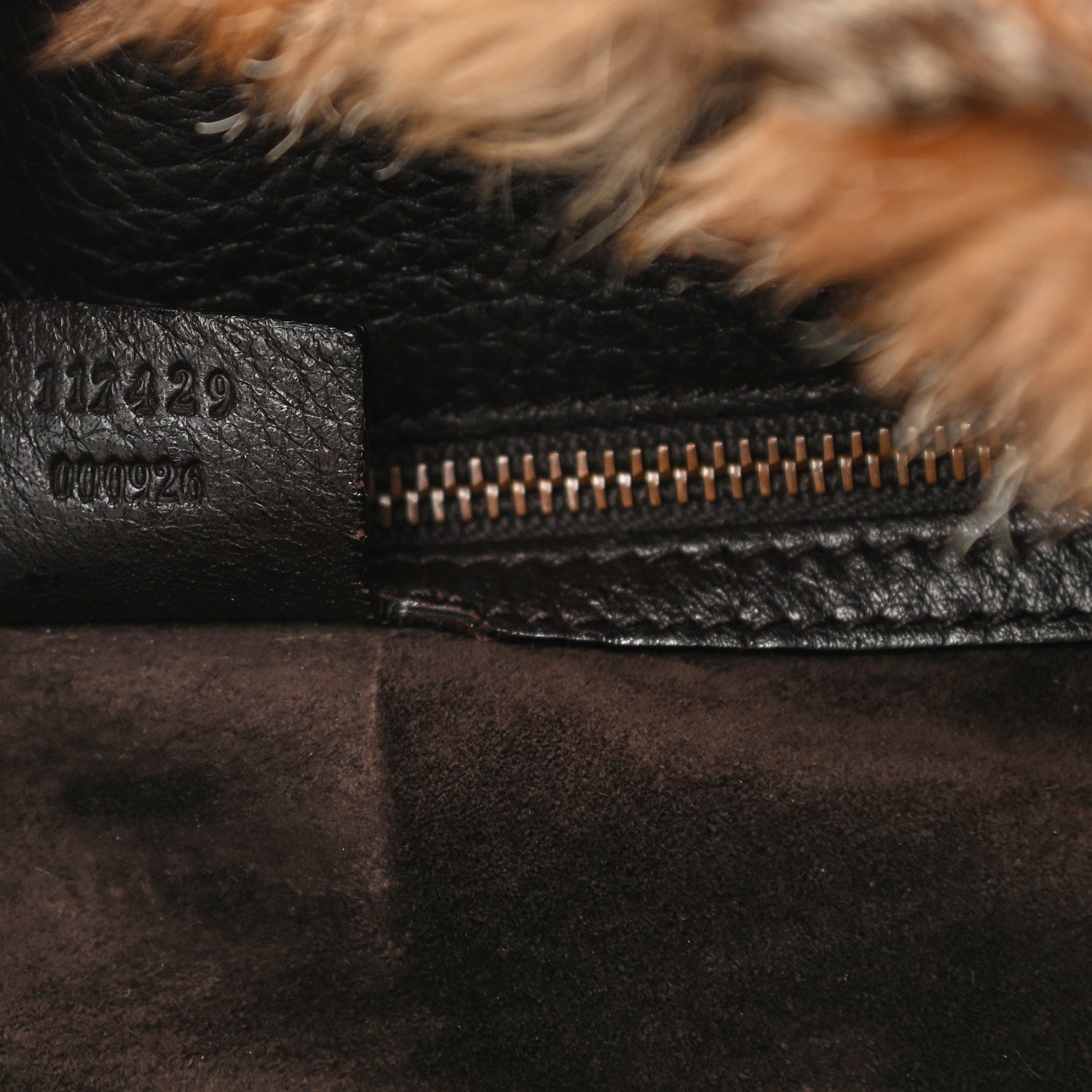 Gucci Raccoon Fur Large Horsebit Chain Hobo Brown 6 of 12