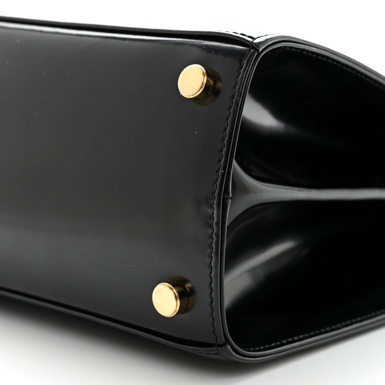 Salvatore Ferragamo Brushed Off Calfskin Iconic Top Handle Bag Black 10 of 12