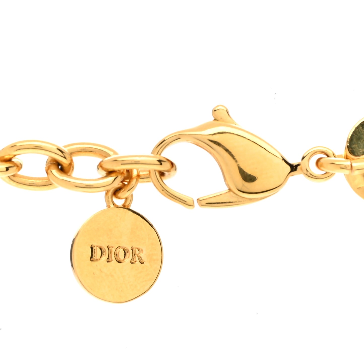 Metal Danseuse Etoile Chain Choker Necklace Gold