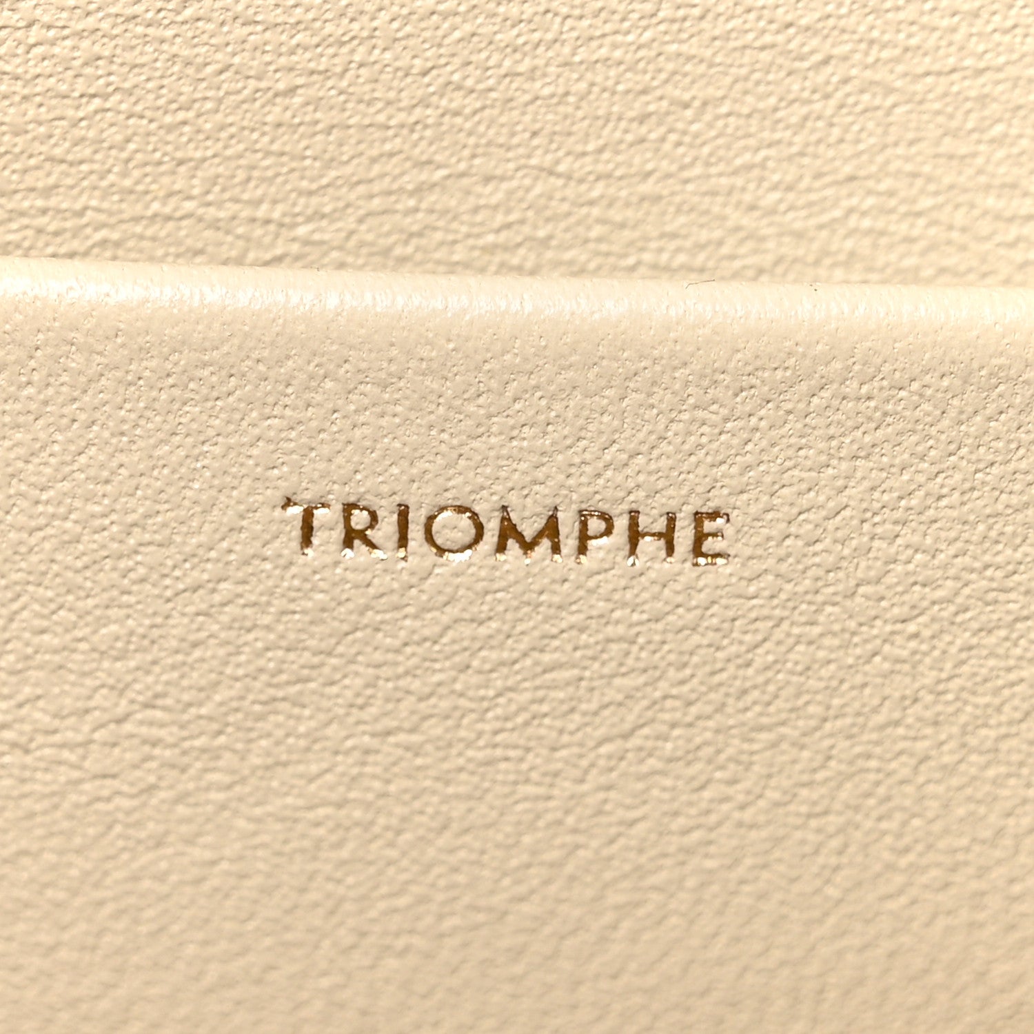Celine Natural Calfskin Triomphe Shoulder Bag Pampa 8 of 12