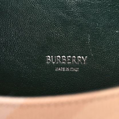 Burberry Jacquard Check Mini Rocking Horse Crossbody Peach 5 of 7