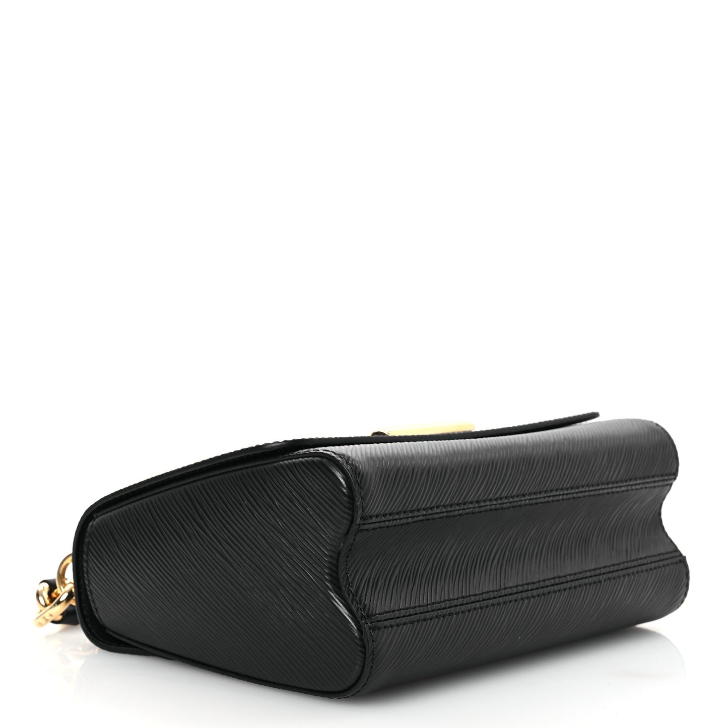 Epi Twist Braided Strap Shoulder Bag MM Black