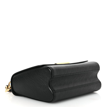Louis Vuitton Epi Twist Braided Strap Shoulder Bag MM Black 5 of 10
