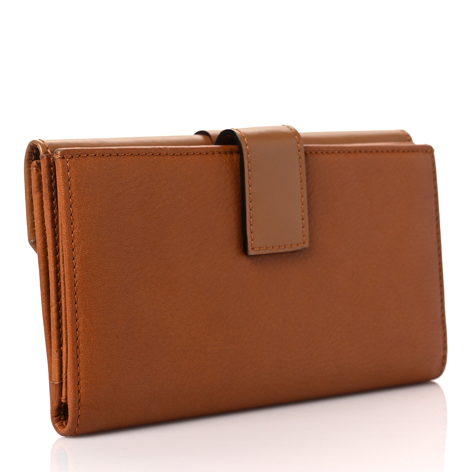 Christian Dior Calfskin Street Chic Flap Continental Wallet Brown 3 of 9