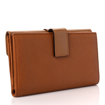 Christian Dior Calfskin Street Chic Flap Continental Wallet Brown 3 of 9