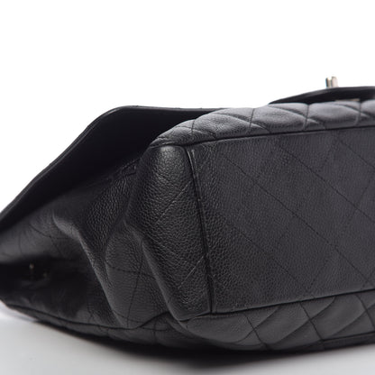 Chanel Caviar Quilted Maxi Single Flap Black 7 of 13