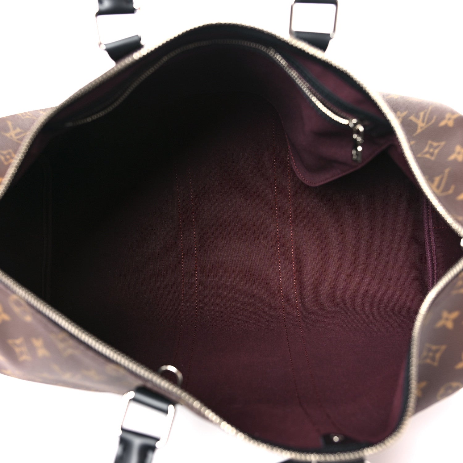 Louis Vuitton Monogram Macassar Keepall Bandouliere 45 5 of 8