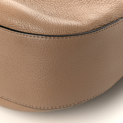 Prada Vitello Phenix Zippered Messenger Hobo Cammeo 8 of 8