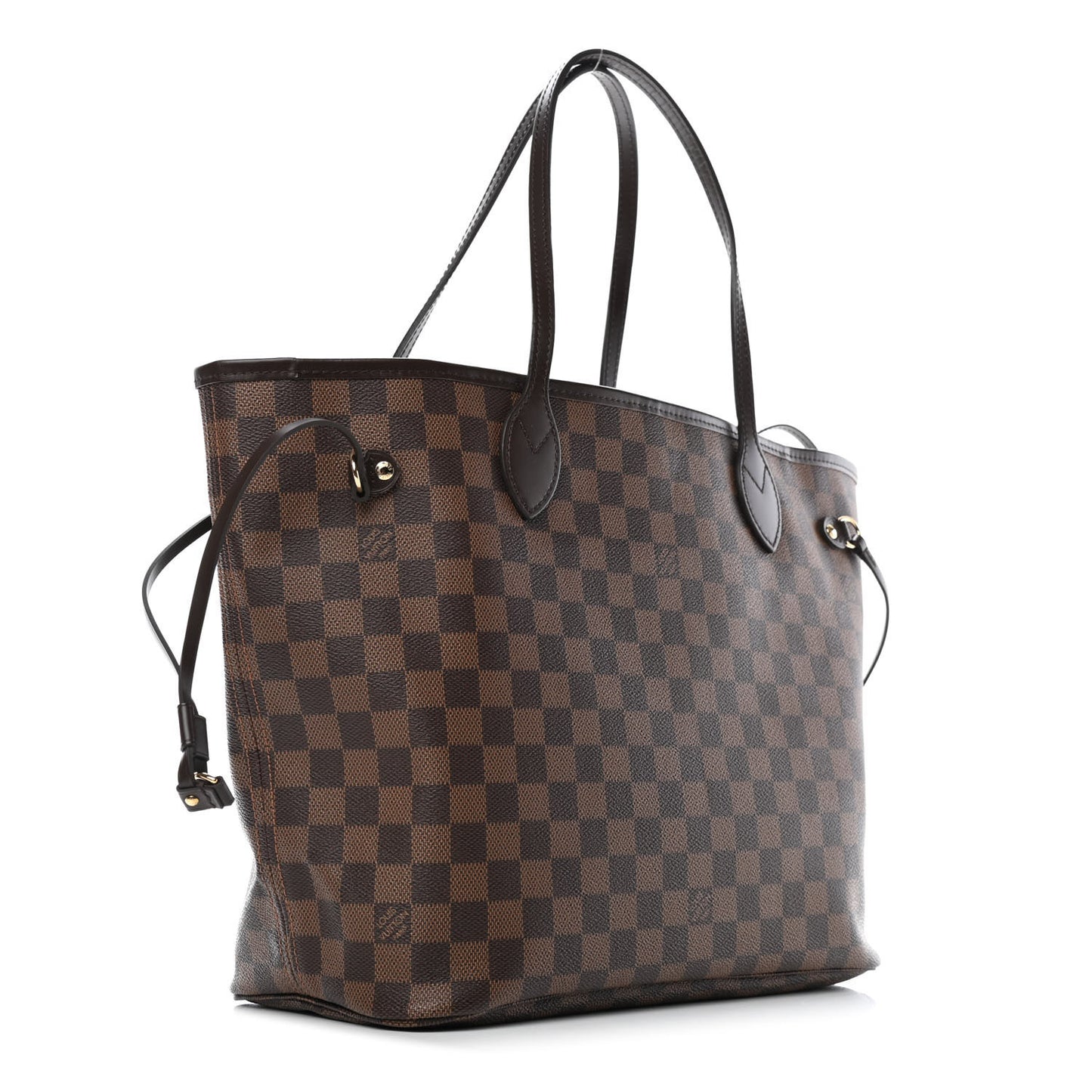 Damier Ebene Neo Neverfull MM Rose Ballerine