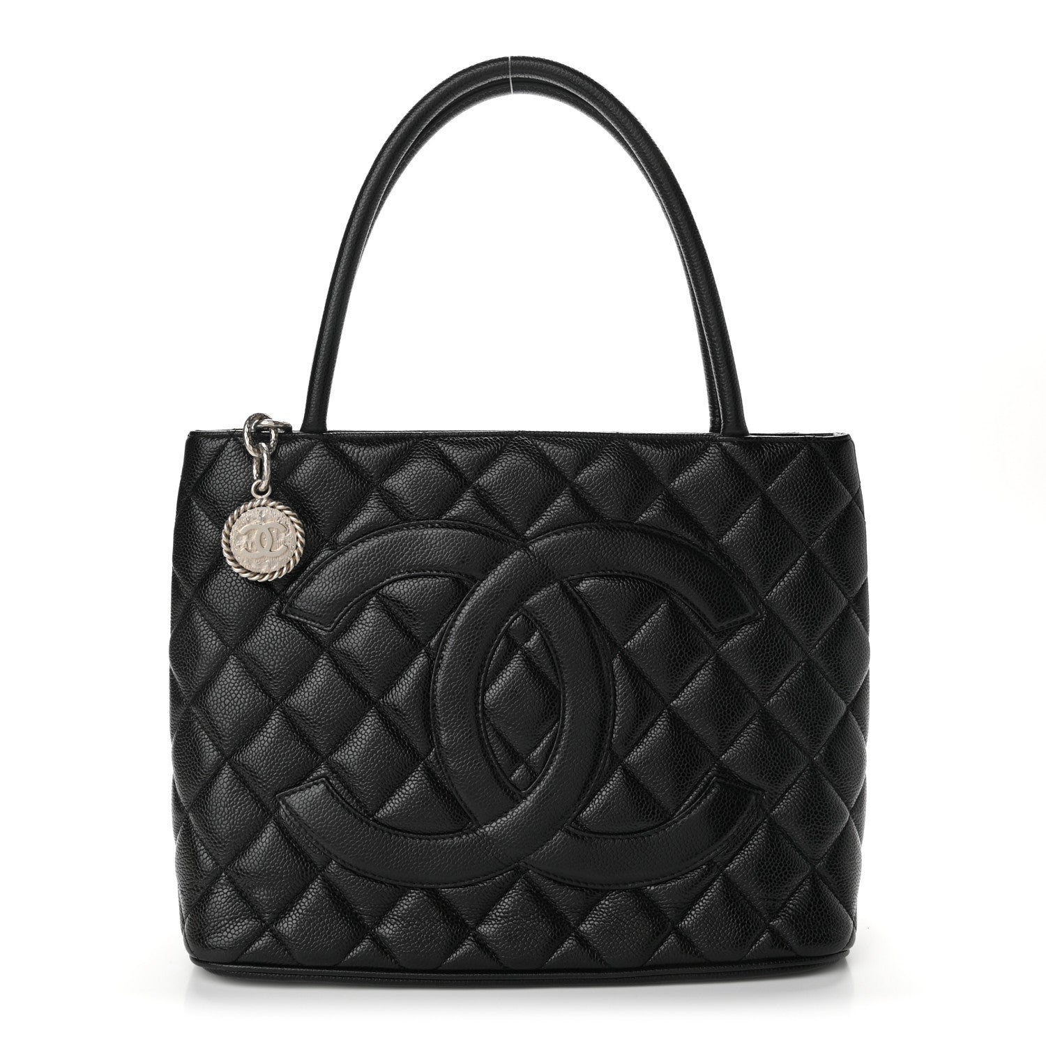 Chanel Caviar Quilted Medallion Tote Black 1 of 10