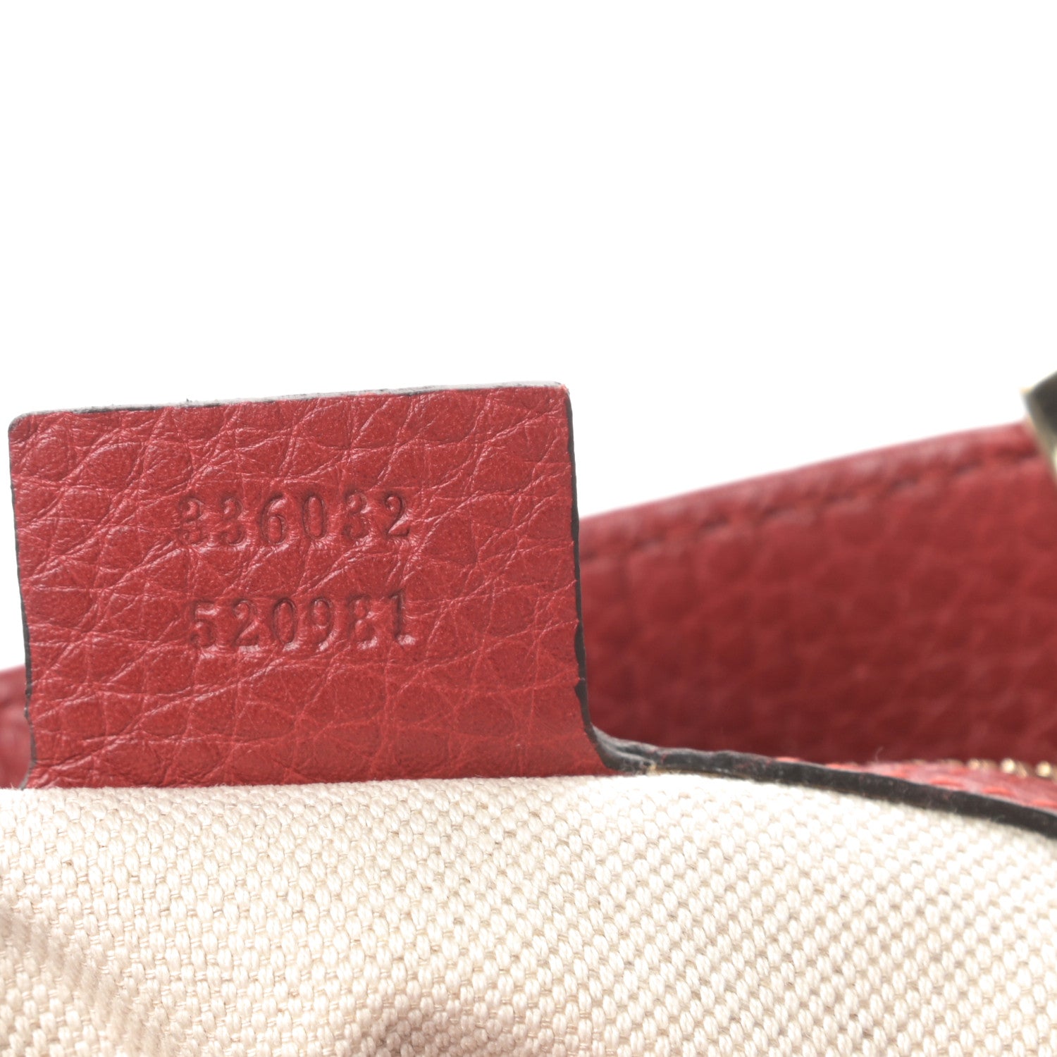 Gucci Calfskin Small Bamboo Shopper Tote Red 7 of 13