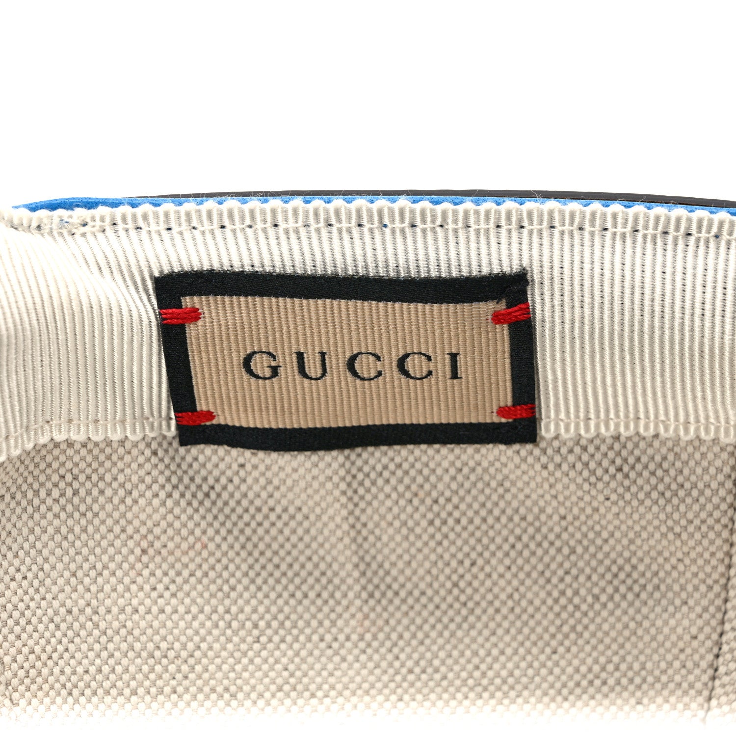 Gucci Lambskin Baseball M Hat Blue 9 of 9