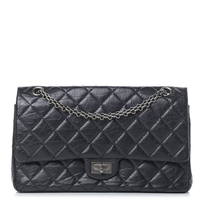 Chanel Aged Calfskin Quilted 2.55 Reissue 226 Flap Black 1 of 8