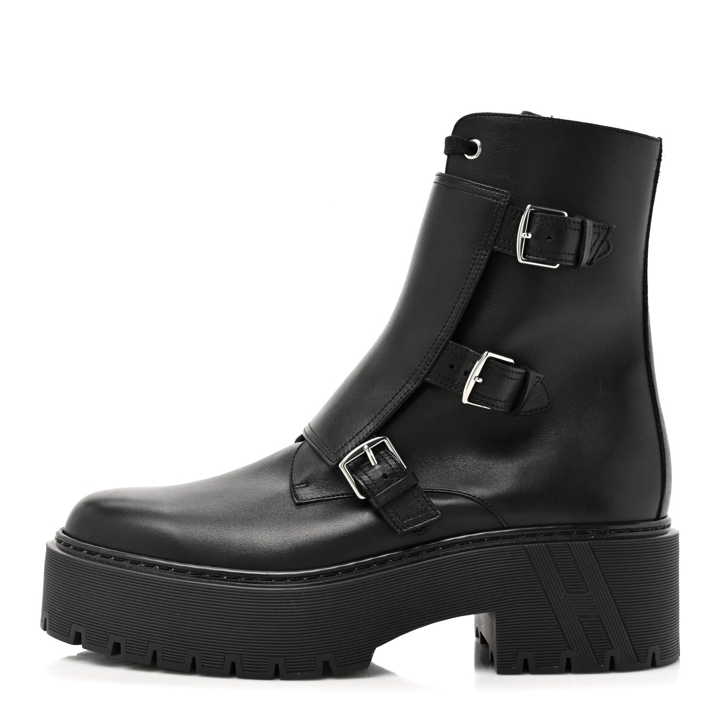 Calfskin Mens Hoodie Ankle Boots 41.5 Black