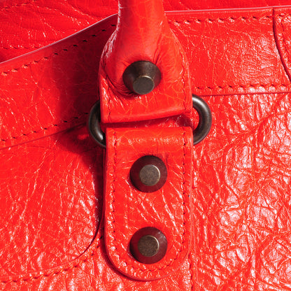 Balenciaga Agneau Classic Hardware City Rouge Coquelicot Rouge Braise 7 of 12