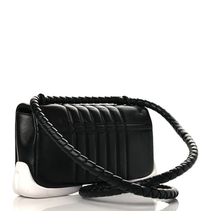 Burberry Lambskin Quilted Small Lola Hoof Bag Black 2 of 9
