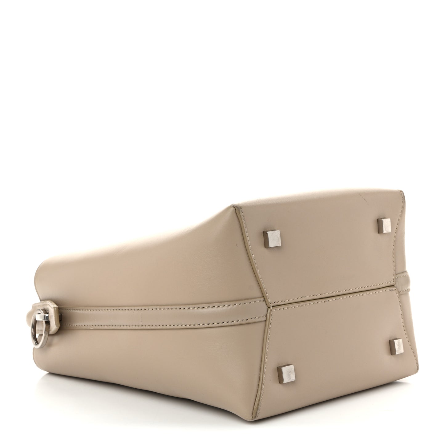 Shiny Calfskin Le 37 Small Bucket Bag Sea Salt