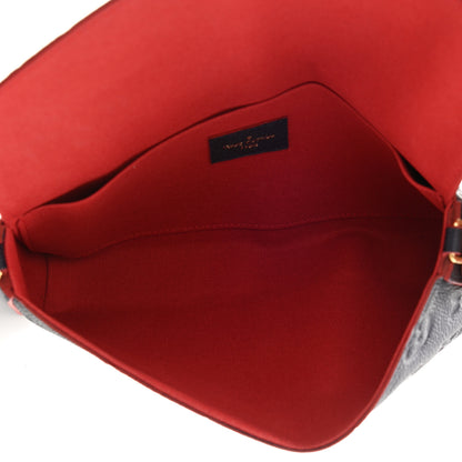 Louis Vuitton Empreinte Pochette Felicie Chain Wallet Marine Rouge 6 of 9