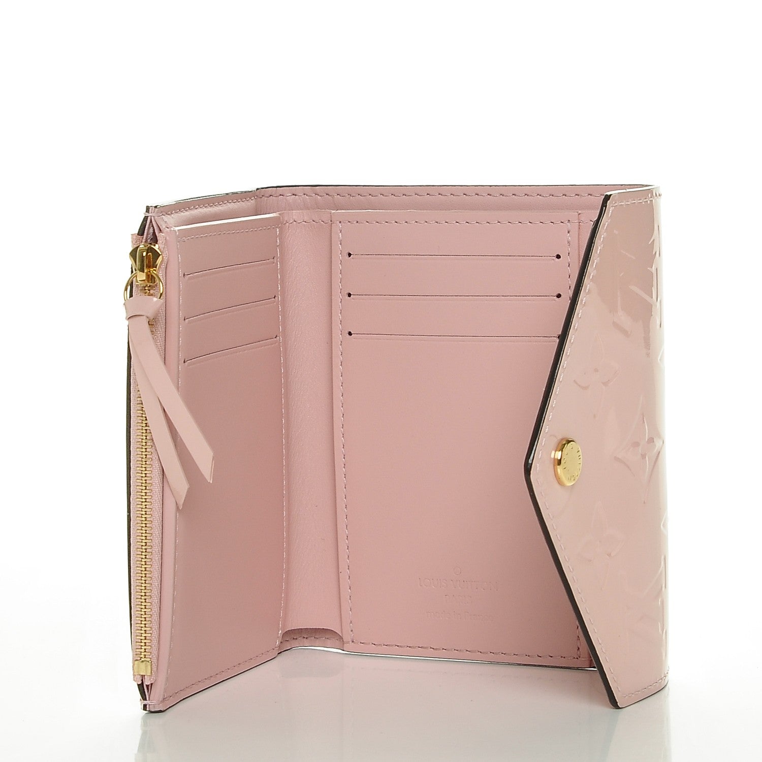 Louis Vuitton Vernis Victorine Wallet Rose Ballerine 5 of 6