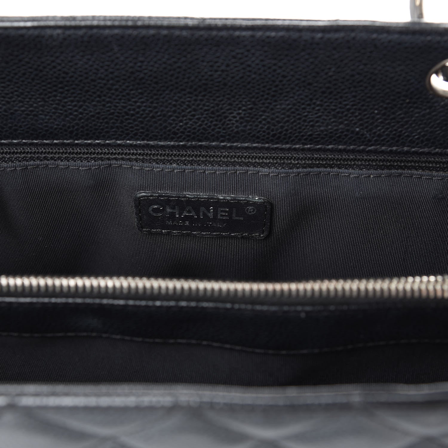 Chanel Caviar Quilted Grand Shopping Tote GST Black 6 of 10