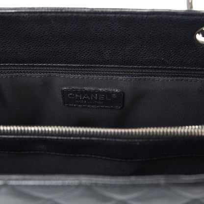 Chanel Caviar Quilted Grand Shopping Tote GST Black 6 of 10