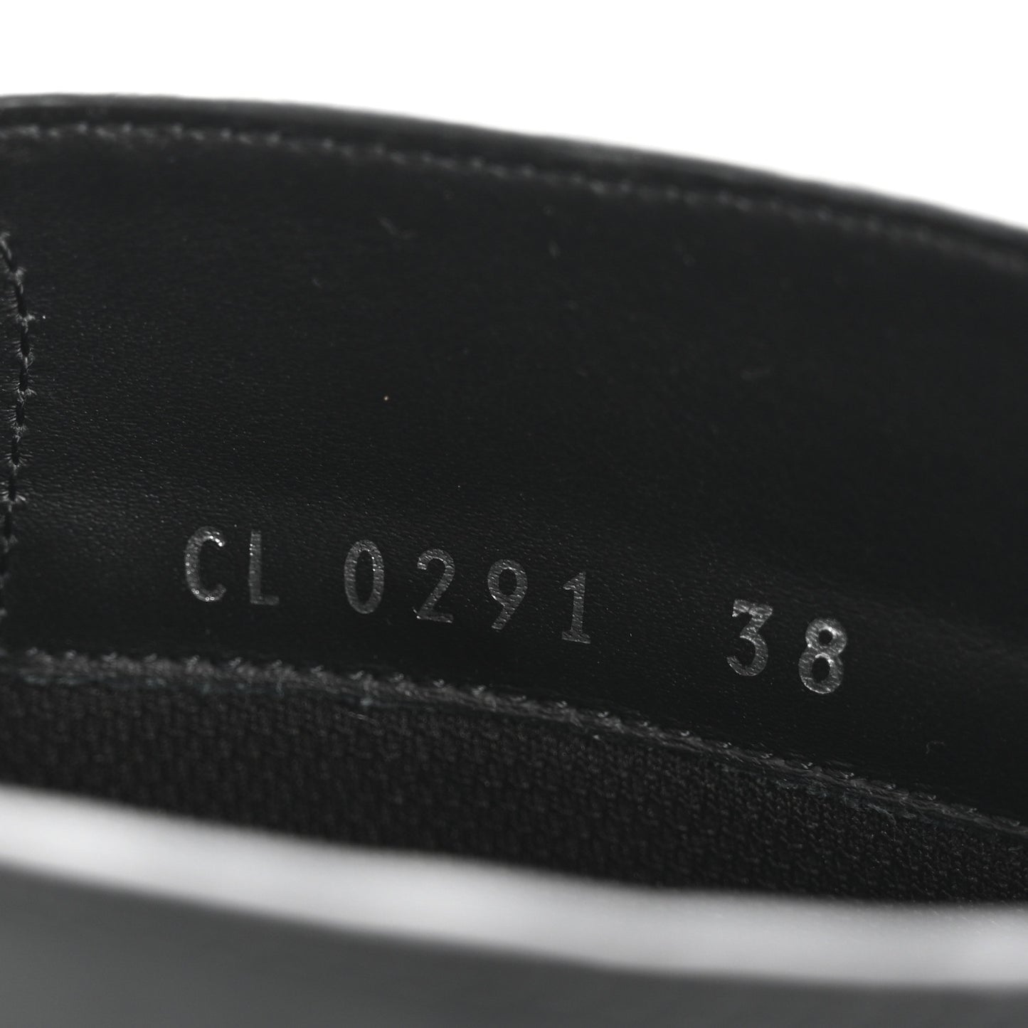 Calfskin Polar Flat Ankle Boots 38 Black