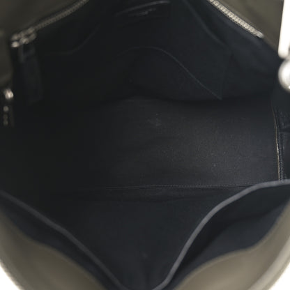 Saint Laurent Grained Calfskin Sac De Jour Souple North South Tote Kaki Militaire 5 of 10