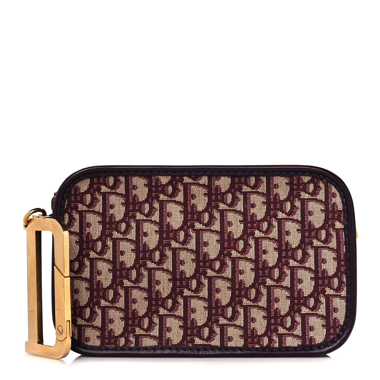 Oblique Diorquake Clutch Burgundy