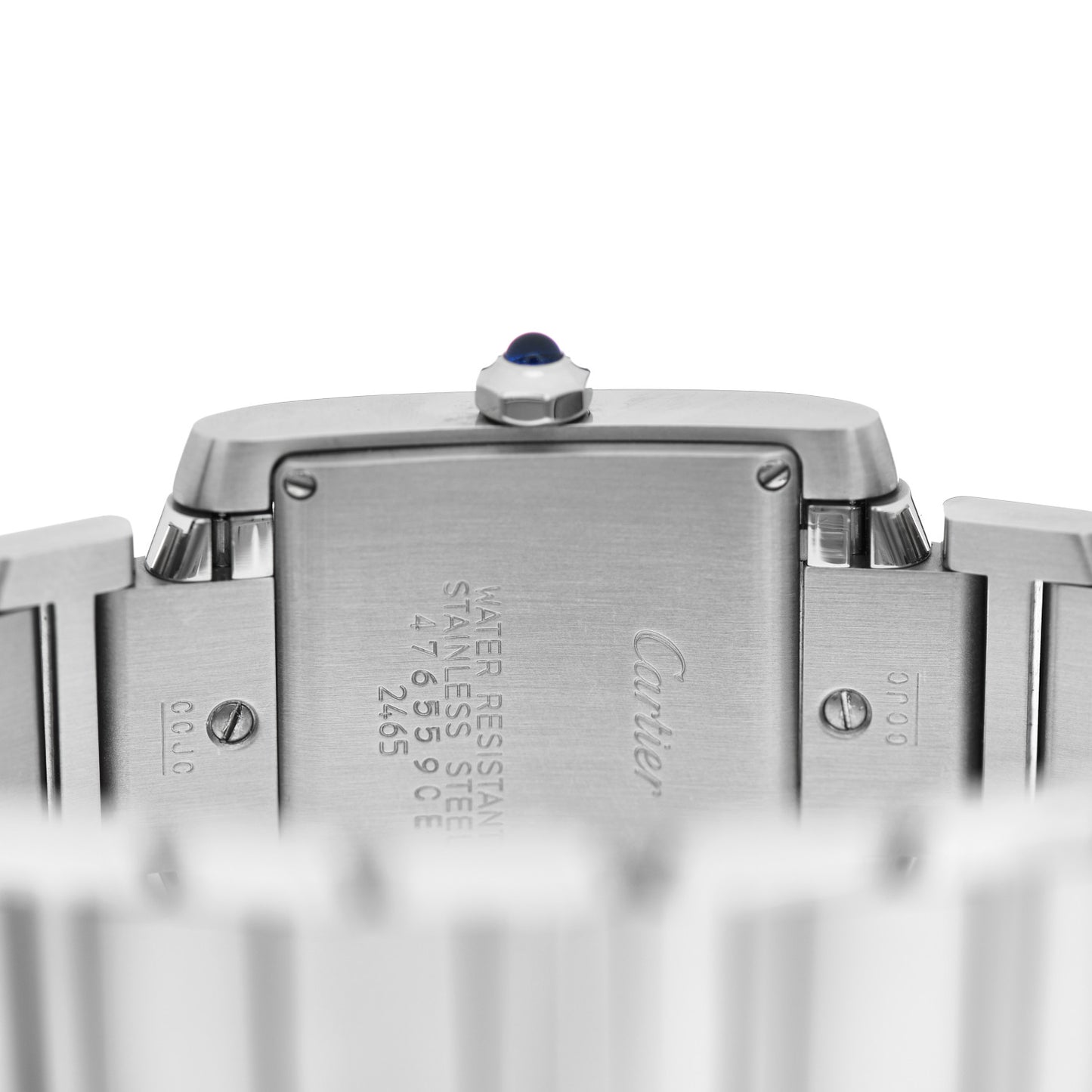 Stainless Steel 25mm Tank Francaise Quartz Watch