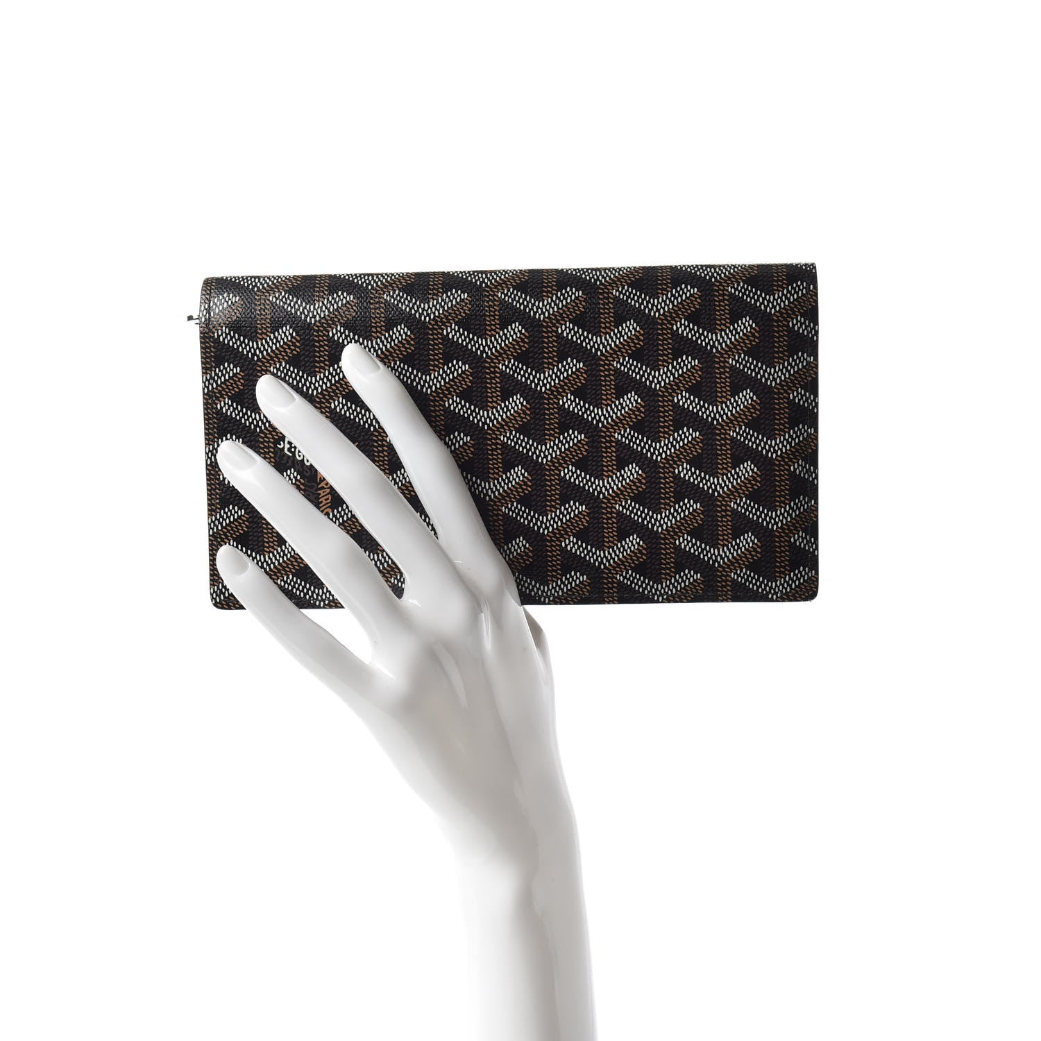 Goyard Goyardine Long Bi-Fold Wallet Black 2 of 7