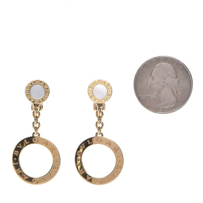 Bulgari 18K Yellow Gold Mother Of Pearl BVULGARI BVULGARI Drop Earrings 2 of 5