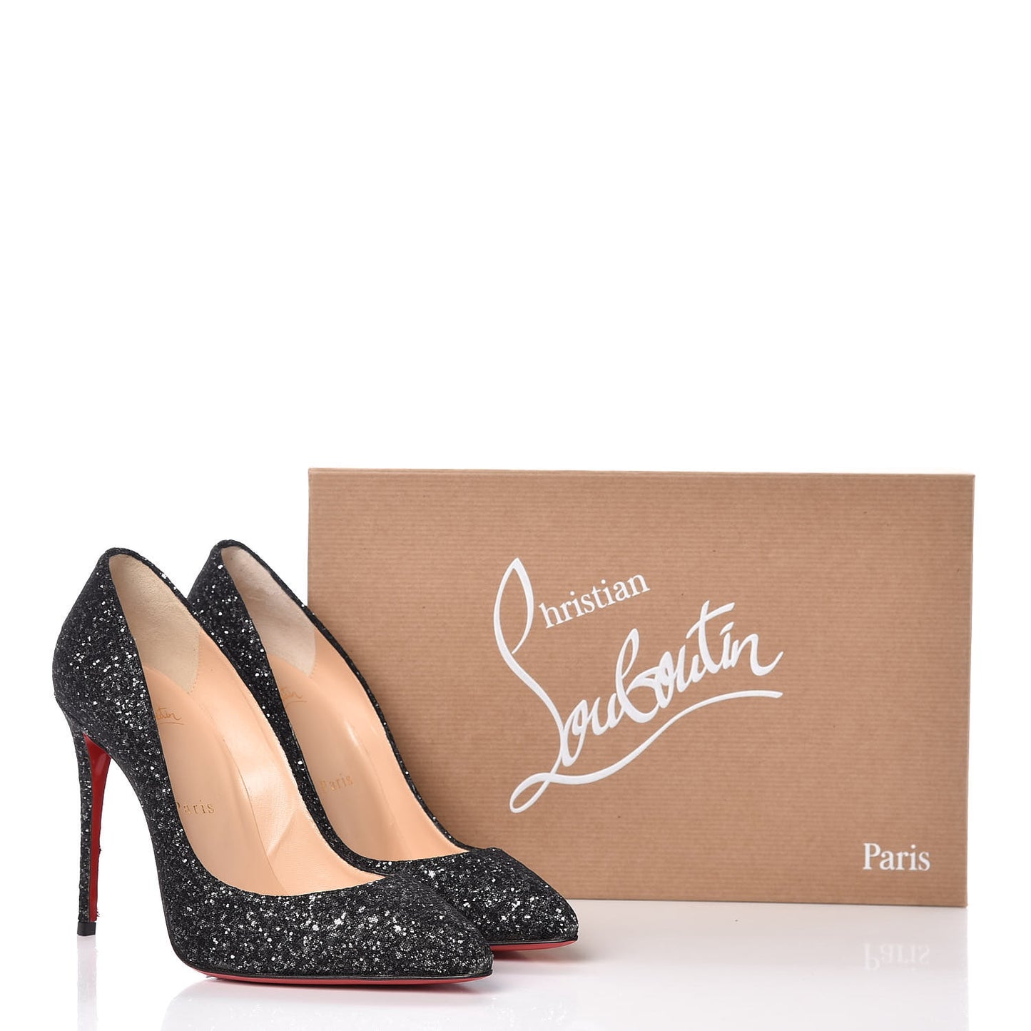 Glitter Resille Pigalle Follies 100 Pumps 36.5 Black
