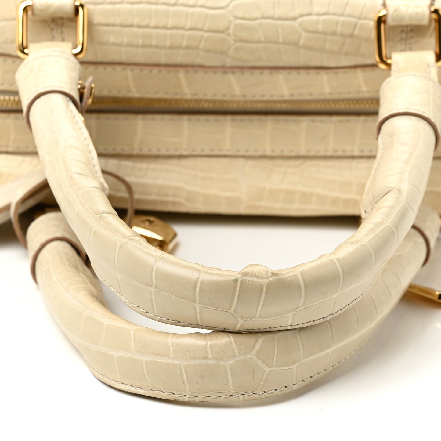 Crocodile Sac Louis Beige