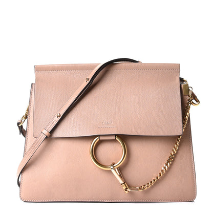 Chloe Calfskin Medium Faye Shoulder Bag Biscotti Beige 1 of 5