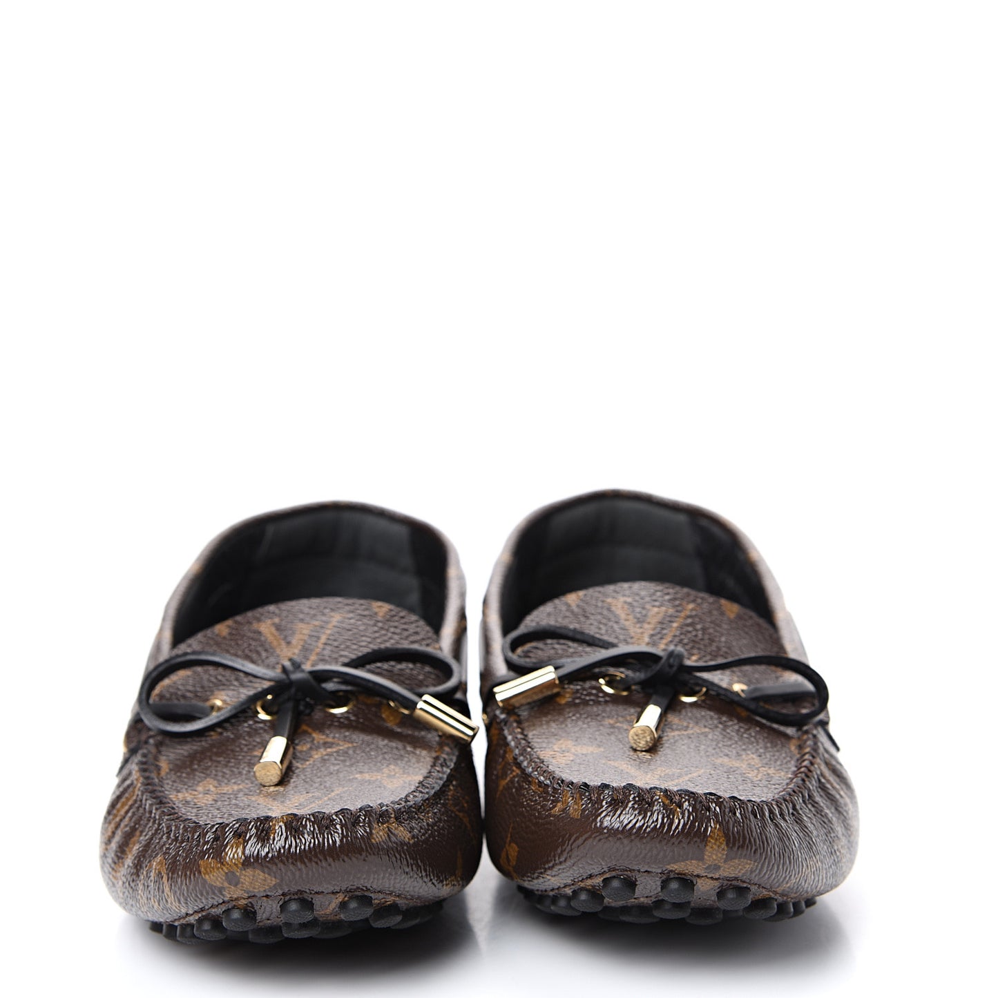Patent Monogram Gloria Loafers 38