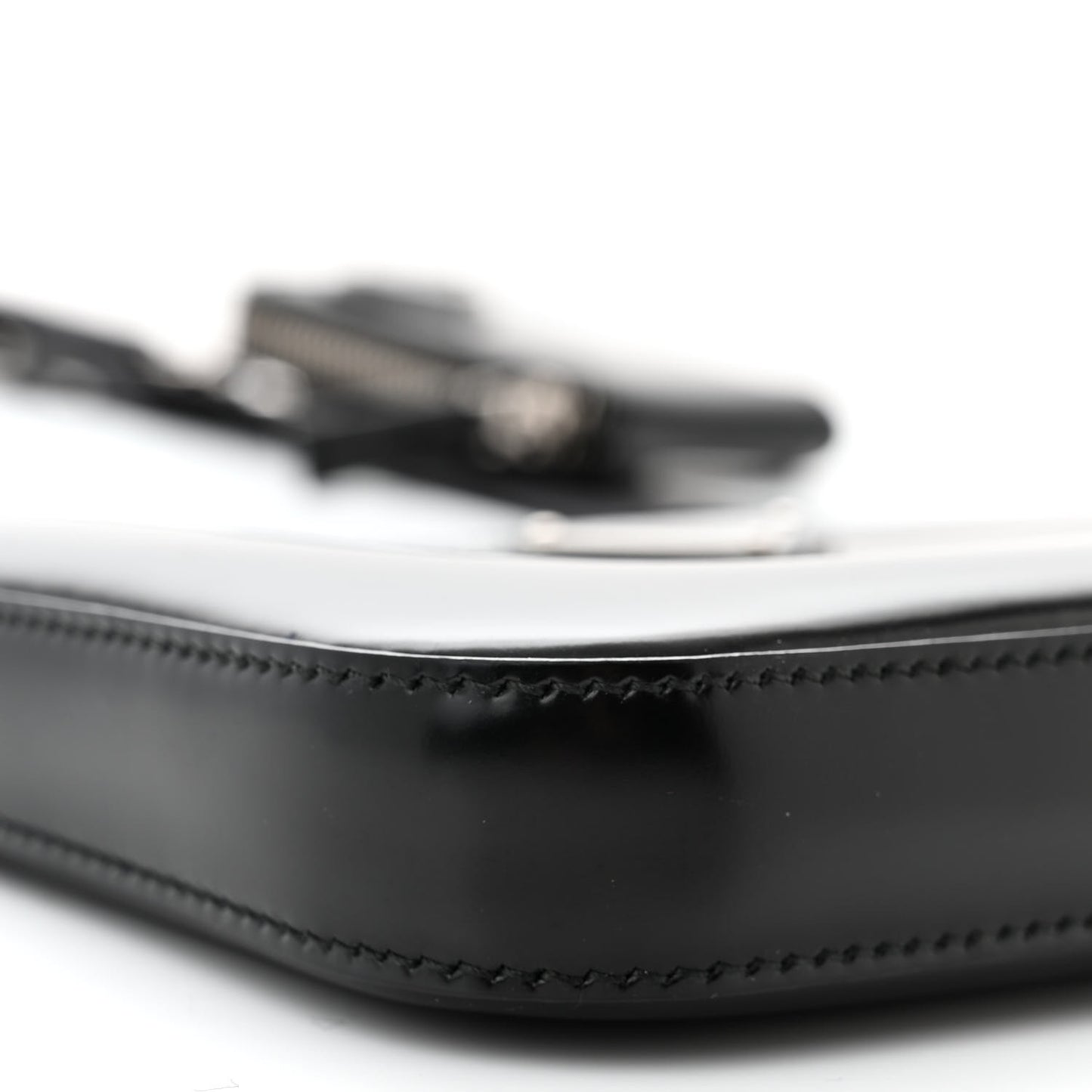 Spazzolato Pocket Pouch Shoulder Bag Black