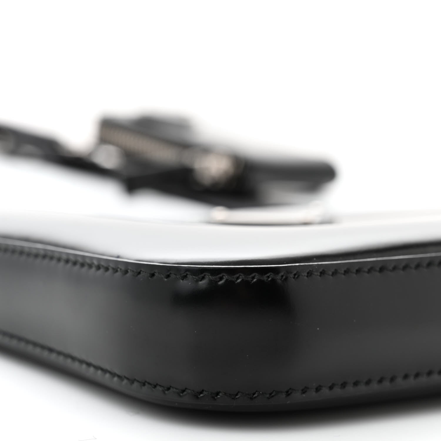 Prada Spazzolato Pocket Pouch Shoulder Bag Black 9 of 10