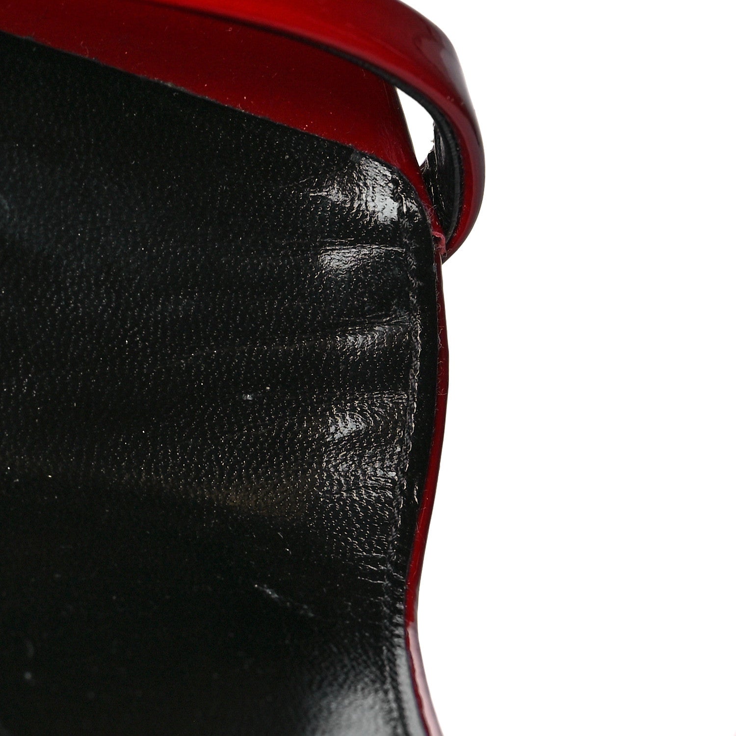 Saint Laurent Patent Opyum 110 Sandals 36.5 Hot Red 7 of 8