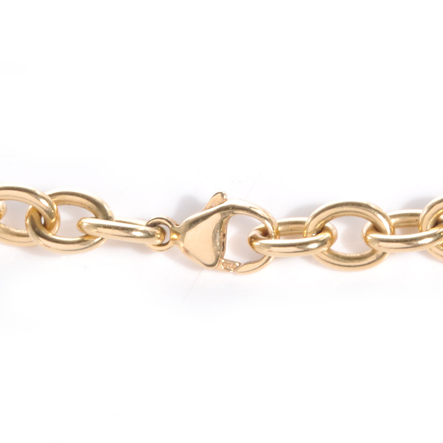 Tiffany 18K Yellow Gold Heart Tag Necklace 4 of 4