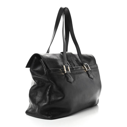 Fendi Vitello Acqua Baguette Satchel Black 3 of 10