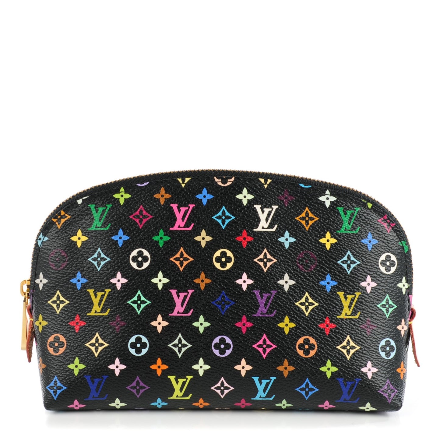 Monogram Multicolor Cosmetic Pouch Black Grenade
