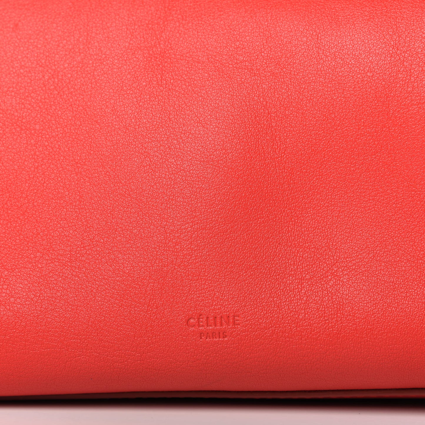 Smooth Calfskin Small Big Bag Red