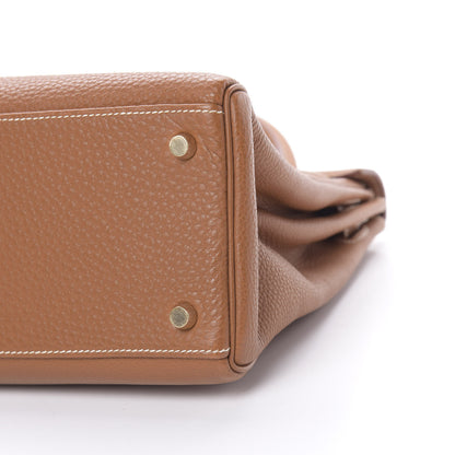 Hermes Togo Kelly Retourne 32 Gold 10 of 13